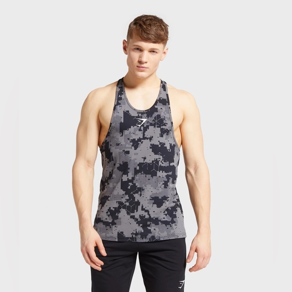 Gymshark Other - Gymshark Men’s Critical Stringer Workout Tank Top Camo Print Size Small